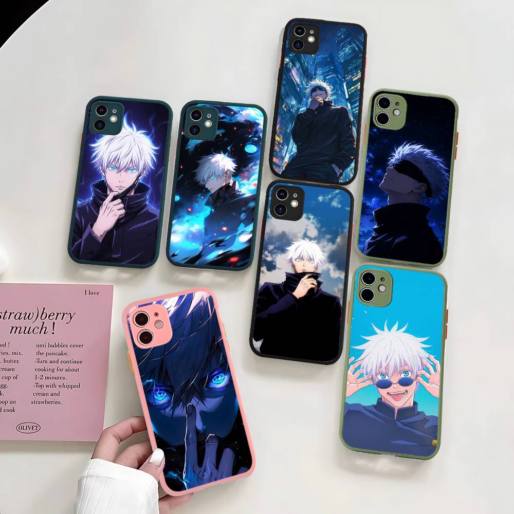 Phone Cases Jujutsu Kaisen - Funda de Teléfono Translúcida Mate Jujutsu