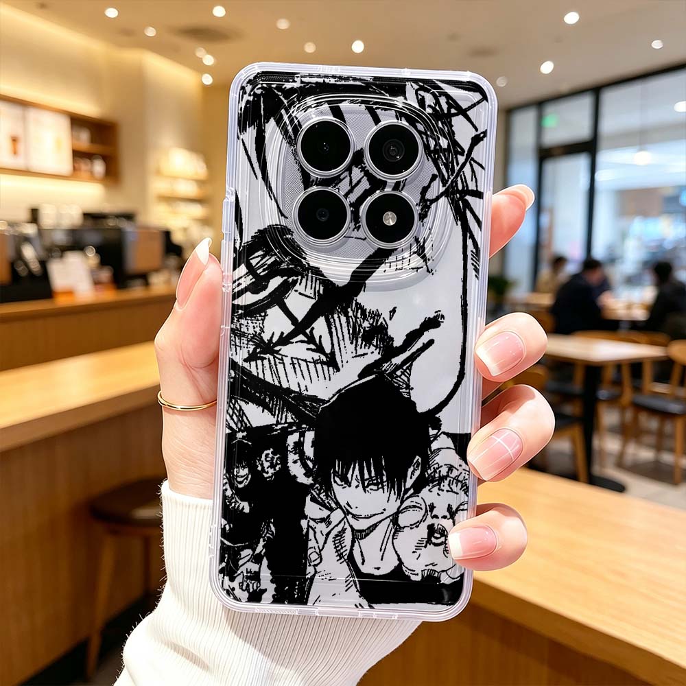Phone Cases Jujutsu Kaisen - Funda Protectora Transparente para Teléfono Jujutsu