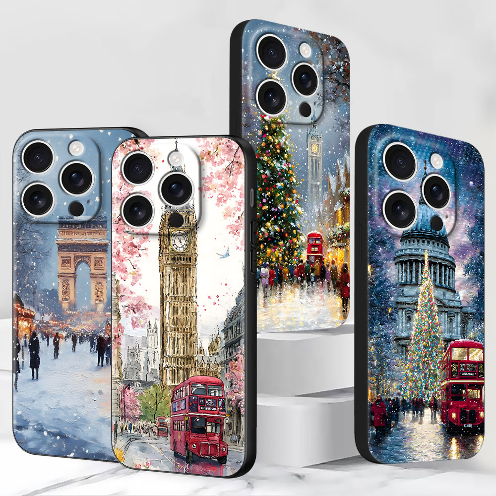 Funda de TPU Negra para iPhone - Phone Cases London reseña y precio