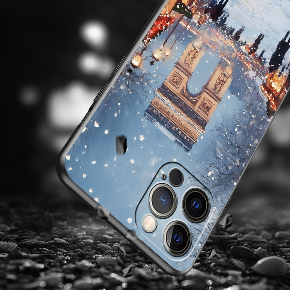 Funda de TPU Negra para iPhone - Phone Cases London reseña y precio